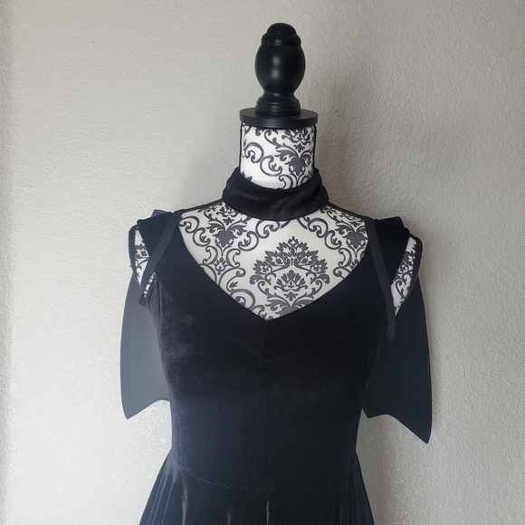 Killstar Tokyo Nights Bat Wing Dress - Picture 5 of 6